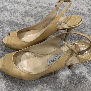 Jimmy Choo Shoes - Jimmy Choo Nude heel Jimmy Choo Shoes - Jimmy Choo Nude heel